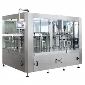 liquid water bottling filling and sealing machine with high capacity