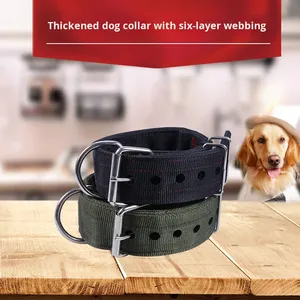 2 ''Grote Pp Hondenhalsband Met Ontsnapping Metalen Riem Massief Lint Training Voor Grote Honden Huisdier Product - Product Image 2