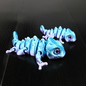 Bán buôn 3D in Tắc Kè Hoa thằn lằn nam châm mô hình xu hướng nhựa món quà sinh nhật Đồ chơi cho trẻ em tùy chỉnh OEM động vật khủng long - Product Image 4