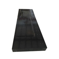 Plaque de surface en marbre Table de laboratoire en granit Outils de mesure Table d'inspection de plaque de surface en granit 400*400*80 avec support