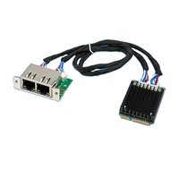 Carte réseau industrielle interne MiniPCIe I210-T2 double port/RJ45 Gigabit Ethernet LAN pour serveur, en stock