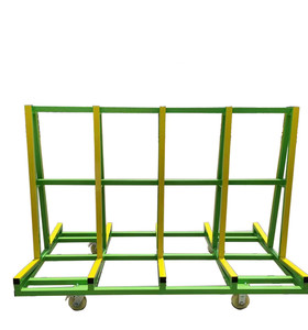 1/2/3/5t Abnehmbarer mobiler Schubkarren-Umschlag rahmen Beweglicher Transport Glas wagen Glas trage wagen - Product Image 3