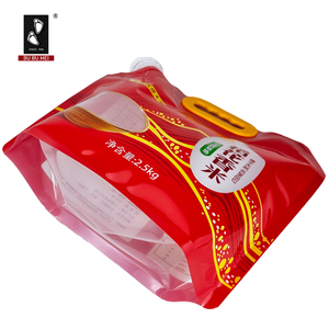 Pochette OEM personnalisée transparente avec bec verseur et poignée supérieure, en plastique souple de qualité alimentaire, résistante à l'humidité, pour usage extérieur - Product Image 5