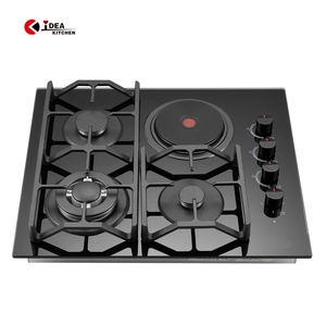 IDEA Home Kitchen High Quality 4 Burner Electric <b>Gas</b> Cooktop Stove Built-in <b>Gas</b> Hob for Household and RV Use - Product Image 2
