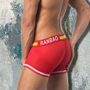 Intimo Personalizzato da Uomo con Fascia Sottile, Nuovi <span class=keywords><strong>Boxer</strong></span> Senza Cuciture su Misura per Uomo - Product Image 2