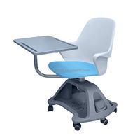 Chaise pivotante pour salle de classe intelligente AI avec tablette Chaises pivotantes pour l'école Fauteuils roulants pour