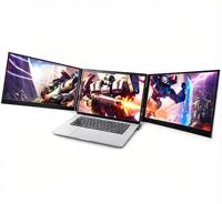 Moniteur portable triple OEM/ODM P7 15,6 pouces 1080P FHD IPS LCD HDR ultra-fin pour extension d'écran d'ordinateur portable
