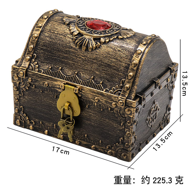希少1965年　THE TREASURE CHEST Vizayo Handmade Pirate Treasure Chest with Lock and Keys