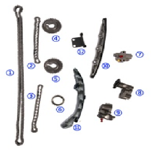 NISSAN Pathfinder Xterra Frontier <span class=keywords><strong>Kit</strong></span> de chaîne de distribution 4.0L VQ40DE Modèles Nouveau Tous les modèles Disponibles 13028-ZK00A 13024-AL50A - Product Image 4