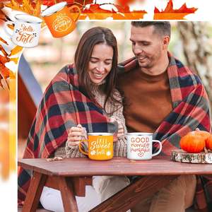 Tasses à café en céramique colorées de qualité alimentaire pour tasses <span class=keywords><strong>tasse</strong></span> de camping en émail pour voyage pour thé, café et lait - Product Image 3