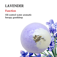 Ensemble de bombes de bain en gros, bombes de bain aromathérapeutiques avec des fizzies de bain moussant biologiques, sel de bain moussant naturel