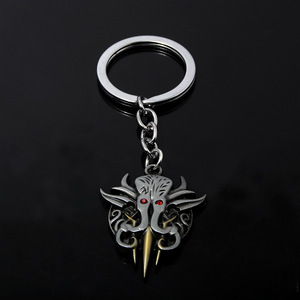 Regalo de moda juego <span class=keywords><strong>Baldur</strong></span>'<span class=keywords><strong>s</strong></span> <span class=keywords><strong>Gate</strong></span> 3 llavero aleación colgante collar - Product Image 4