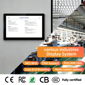 Tableta POE de 10.1 y 13.3 Pulgadas con Bisel Uniforme, Sistema de Reserva de Salas de Reuniones con Barra de Estado LED - Product Image 2