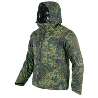 Veste d'hiver tactique pour homme en coton camouflage coupe-vent et imperméable avec capuche, personnalisable ISO