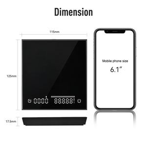 Waage Pulver Elektronischer Timer Kaffee liebhaber Waage mit Auto Not Beans Profession elle Präzisions qualität Start Kaffee Liebes waage - Product Image 1