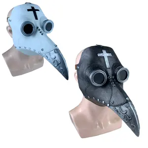 Veba doktor kuşlar uzun burun gaga maskeleri cadılar bayramı kostüm buhar Punk Cosplay parti maskesi