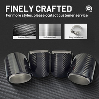 Embouts d'échappement en fibre de carbone pour le style de la M5 F90, accessoires d'échappement, amélioration de l'échappement, tuyau de silencieux