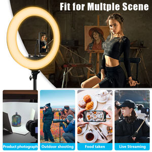 Offre Spéciale <span class=keywords><strong>Prix</strong></span> compétitif Plastique ABS Live Streaming Studio Show Selfie Fill Portable Réglable Vente en gros Anneau lumineux - Product Image 6