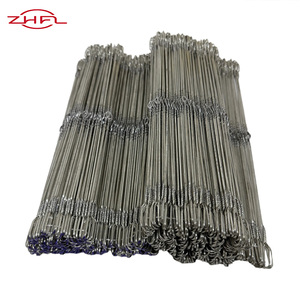 Alambre de Acero Inoxidable China Longteng de 330 mm, 0.45 mm-0.9 mm, para Piezas de Máquinas Textiles, Maquinaria de Tejeduría, 500/1000 Unidades/Bolsa - Product Image 1