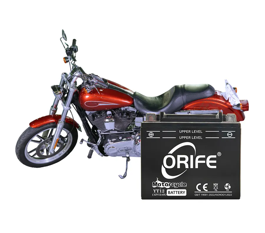 ORIFE Custom YT12 Toy Powered Electric 3 Wheel 200CC etx-12 12v 24v 72v 12ah Motorcycle Battery