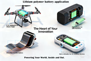 סוללת פולימר 503450 1000mAh <span class=keywords><strong>3.7V</strong></span> <span class=keywords><strong>LiPo</strong></span> עבור מיני רחפנים, פריקה גבוהה עם תקן CE/UL - Product Image 6