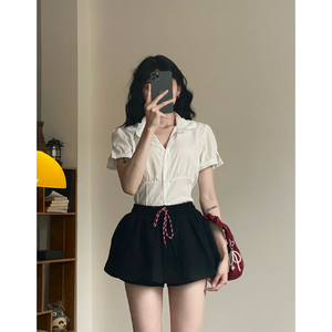 Jupe de mode pour femme de haute qualité, taille haute, évasée, avec short de sécurité intégré, respirante, séchage rapide, plusieurs tailles, fermeture, été - Product Image 5