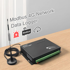 เครื่องบันทึกข้อมูลอัจฉริยะ Modbus 4G เซิร์ฟเวอร์เครือข่าย ระบบตรวจสอบอุณหภูมิและความชื้นในห้อง TCP/IP Ethernet 4G Modbus Lorawan - Product Image 1