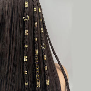 Teumshein 2026 Accessoires pour extensions capillaires : Anneaux et tubes métalliques pour tissages de cheveux, style européen et américain, maillons larges - Product Image 1