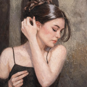 Peinture de portrait à partir de <span class=keywords><strong>photo</strong></span>, <span class=keywords><strong>peinte</strong></span> à la main à l'huile <span class=keywords><strong>sur</strong></span> <span class=keywords><strong>toile</strong></span> - Cadeau personnalisé pour enfant, famille, mariage - Impressionniste texturé - Product Image 1