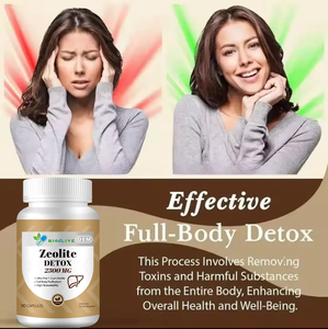 Complément Herbal pour la Santé du Foie Marque Blanche OEM 2300mg <span class=keywords><strong>Charbon</strong></span> <span class=keywords><strong>Actif</strong></span> Chardon-Marie Zéolite Capsules Détox Foie - Product Image 2