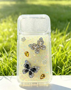 Funda Transparente para Teléfono con Diseño de Goteo de Resina Epoxi y Acrílico TPU, Carcasa Antirrayas con Lentejuelas Brillantes para <span class=keywords><strong>ZTE</strong></span> <span class=keywords><strong>Blade</strong></span> V80 Max/<span class=keywords><strong>Blade</strong></span> A36/A56 - Product Image 5