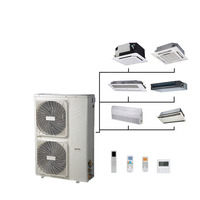 Système de climatisation commercial multi-split 12000 Btu 18000 Btu 24000 Btu avec 5 unités intérieures connectées
