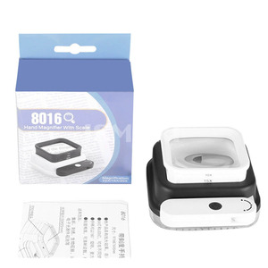 Lente d'<span class=keywords><strong>Ingrandimento</strong></span> Pieghevole 10/15/20X con Luce LED UV, Lente Portatile Illuminata <span class=keywords><strong>per</strong></span> Giornali, <span class=keywords><strong>Occhiali</strong></span> Ingrandenti Utili - Product Image 6
