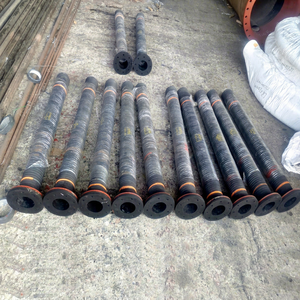 สายยางยาง EPDM แบบมีหน้าแปลน ทนแรงดันสูง เสริมลวดเหล็กเกลียว หนา 12 มม. ทนทานต่อการสึกหรอ ใช้กับสารเคมี - Product Image 1