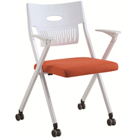 Chaise de bureau portable de haute qualité en gros d'usine avec roulettes conception sans installation