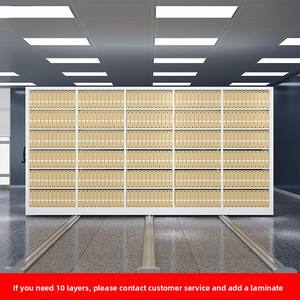 Classeur mobile en acier haute densité personnalisé Système de stockage de compacteur mobile moderne Rack secret pour utilisation en atelier à domicile - Product Image 6