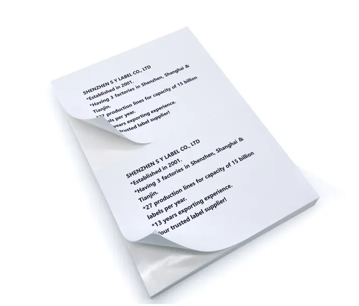 24 листа этикеток формата А4, пользовательские наклейки, печать этикеток, наклейки, бумага А4, производитель пользовательских наклеек с логотипом