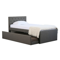 Offre Spéciale lit simple de luxe de style moderne OEM ODM avec tiroir