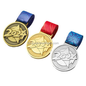 Medallas personalizadas Deportes Haga su propio Metal Aleación de zinc Fundición a presión Stamoing Logo Oro Plata Bronce Medallas - Product Image 2