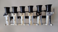 Collecteur d'admission ITB en aluminium usiné CNC de 50 mm, neuf, pour moteur Ford Barra 6 cylindres