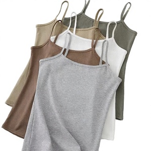 เสื้อกล้ามสั้นลำลองสำหรับผู้หญิง ดีไซน์โชว์หลังสวย ใส่ได้ทั้งภายนอกและภายใน เหมาะสำหรับฤดูร้อน ทรงเข้ารูป ไม่มีสาย - Product Image 2