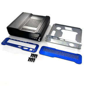 لوحة أمامية لهيكل هيكل هيكل الألومنيوم المؤكسد الأزرق المخصص للمعدات الصناعية الصغيرة - Product Image 2