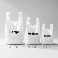 Sacs en plastique PE de haute qualité avec logo personnalisé, sacs imprimés sur mesure pour l'emballage de marchandises