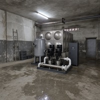 Équipement d'alimentation en eau à pression constante à fréquence variable industrielle, garantie 1 an, multi-processus pour bâtiments commerciaux