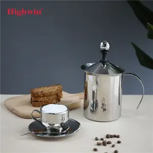 Cappuccino Coffee Latte Frothing Steam Pitcher Stainless Steel Milk Frother with Highly Polished