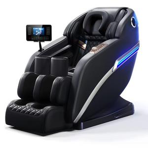 8D Luxus Ganzkörper-Massagesessel mit Hüftvibration, Zero-Gravity-Liegefunktion, Shiatsu, Musikfunktion, modernem Lederdesign, Nacken- und Fuß<span class=keywords><strong>massage</strong></span> - Product Image 2