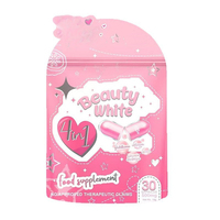 Capsules blanches de beauté OEM en stock, vente chaude, 4 en 1, pilules L-Gluta, blanchiment de la peau avec collagène, Garcinia, vitamine C, produits de beauté