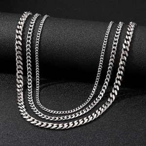Collana a Catena Cubana VKME in Stile Hip Hop Punk, Placcata in Oro 18k, in Acciaio Inossidabile 316L - Product Image 4