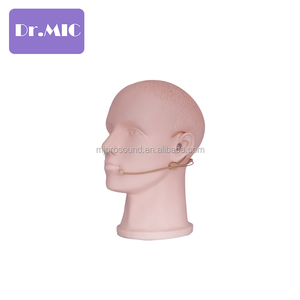 Venta caliente Color Beige Mini Auriculares Micrófono <span class=keywords><strong>Diadema</strong></span> Micrófono Entrenamiento de enseñanza - Product Image 4