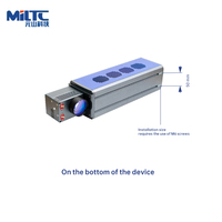 Machine de marquage laser à fibre intégrée A8-30T 30W, refroidie par air, 100 000 heures, pour composants électroniques